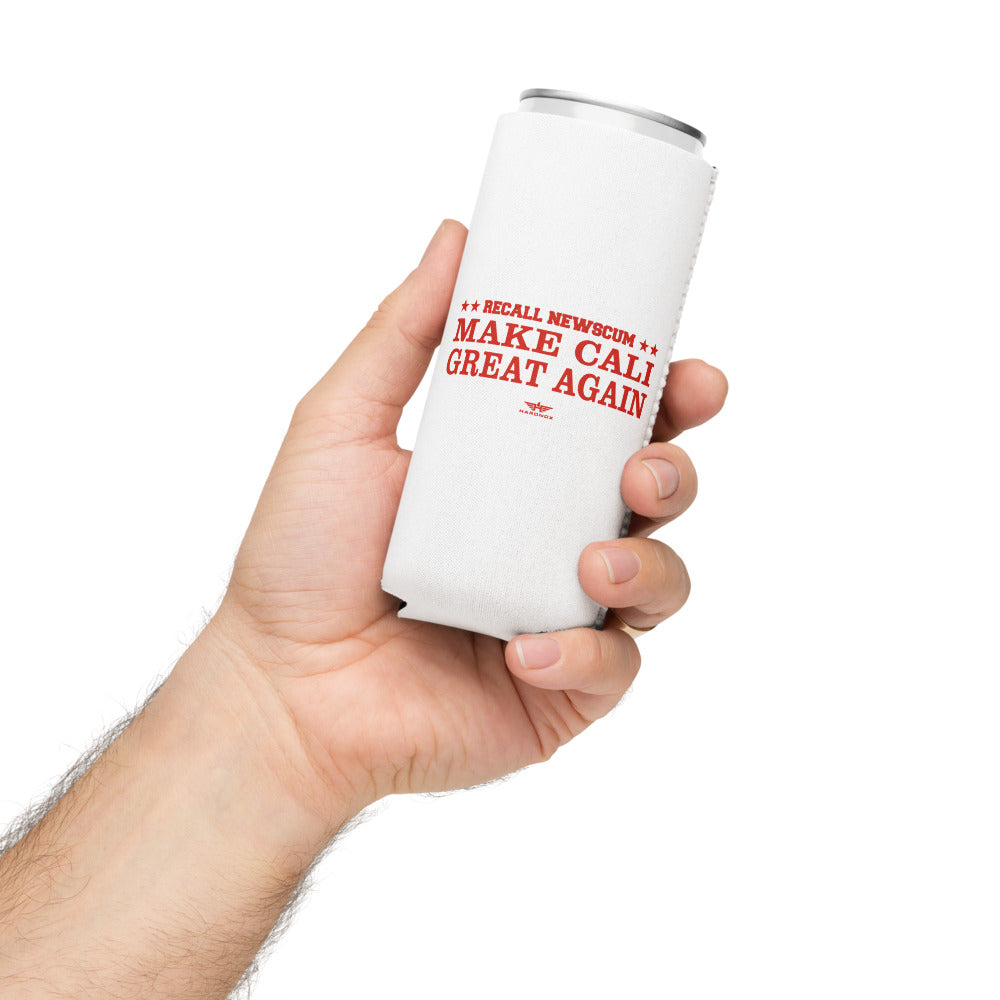 "Newscum Make Cali Great Again" Skinny Can Koozie