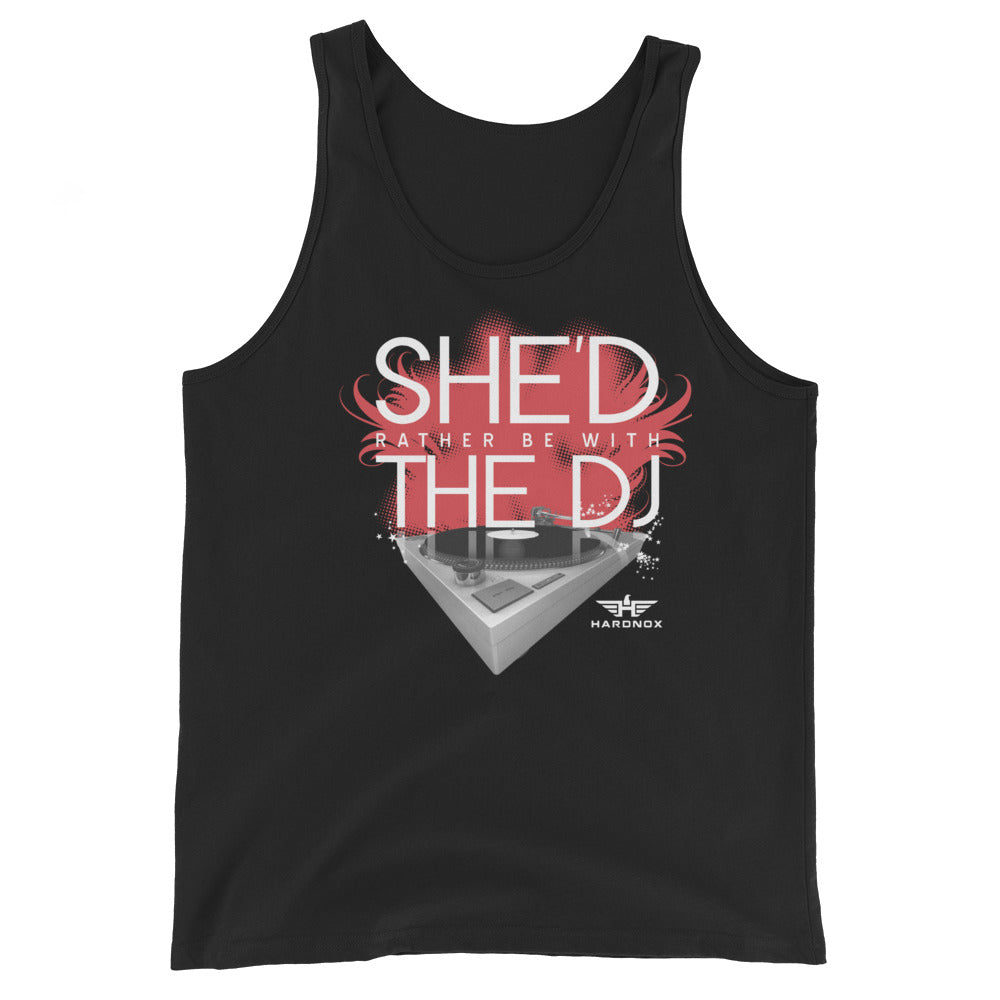 "She'd Rather Be With The DJ" Men's Tank Top