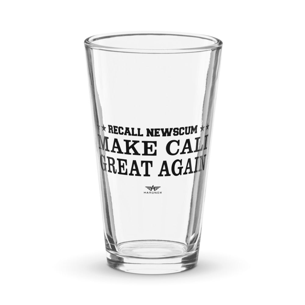 "Newscum Make Cali Great Again" Pint Glass