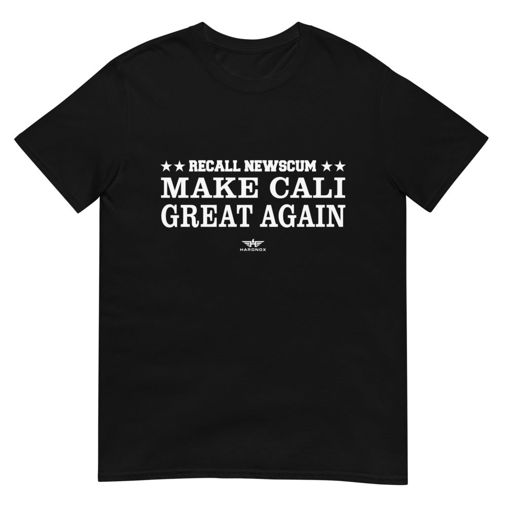 BLACK "Newscum Make Cali Great Again" T-Shirt