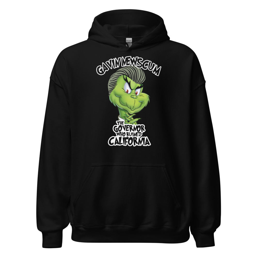 BLACK "NEWSCUM GRINCH" Hoodie