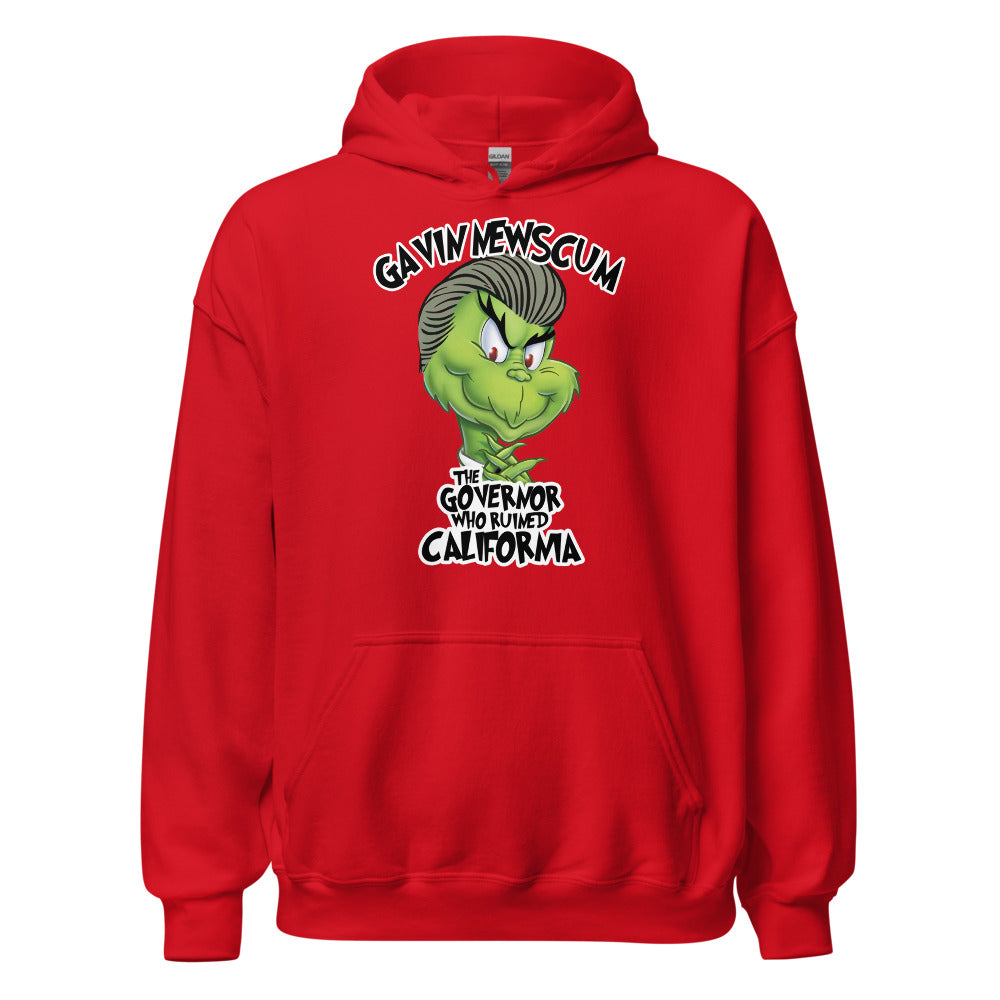 RED "NEWSCUM GRINCH" Hoodie