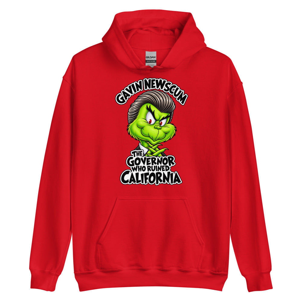 "NEWSCUM GRINCH" Hoodie - Red