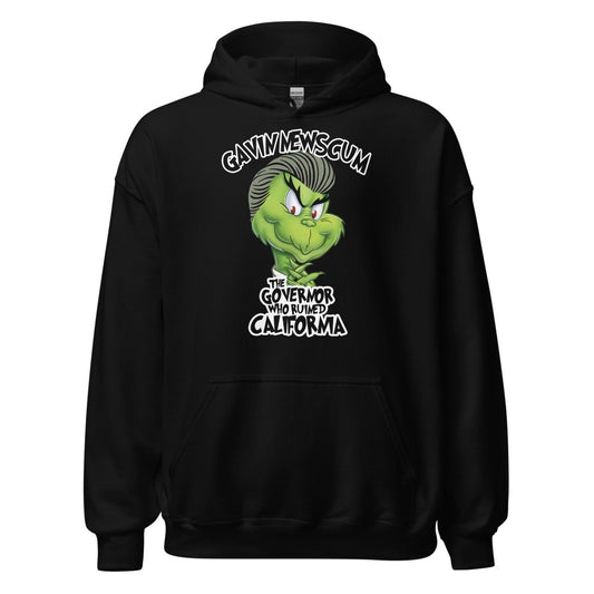 BLACK "NEWSCUM GRINCH" Hoodie