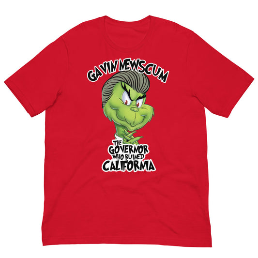 RED "NEWSCUM GRINCH" T-Shirt